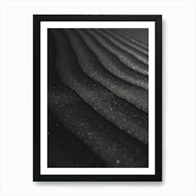 Black And White Sand 1 Art Print