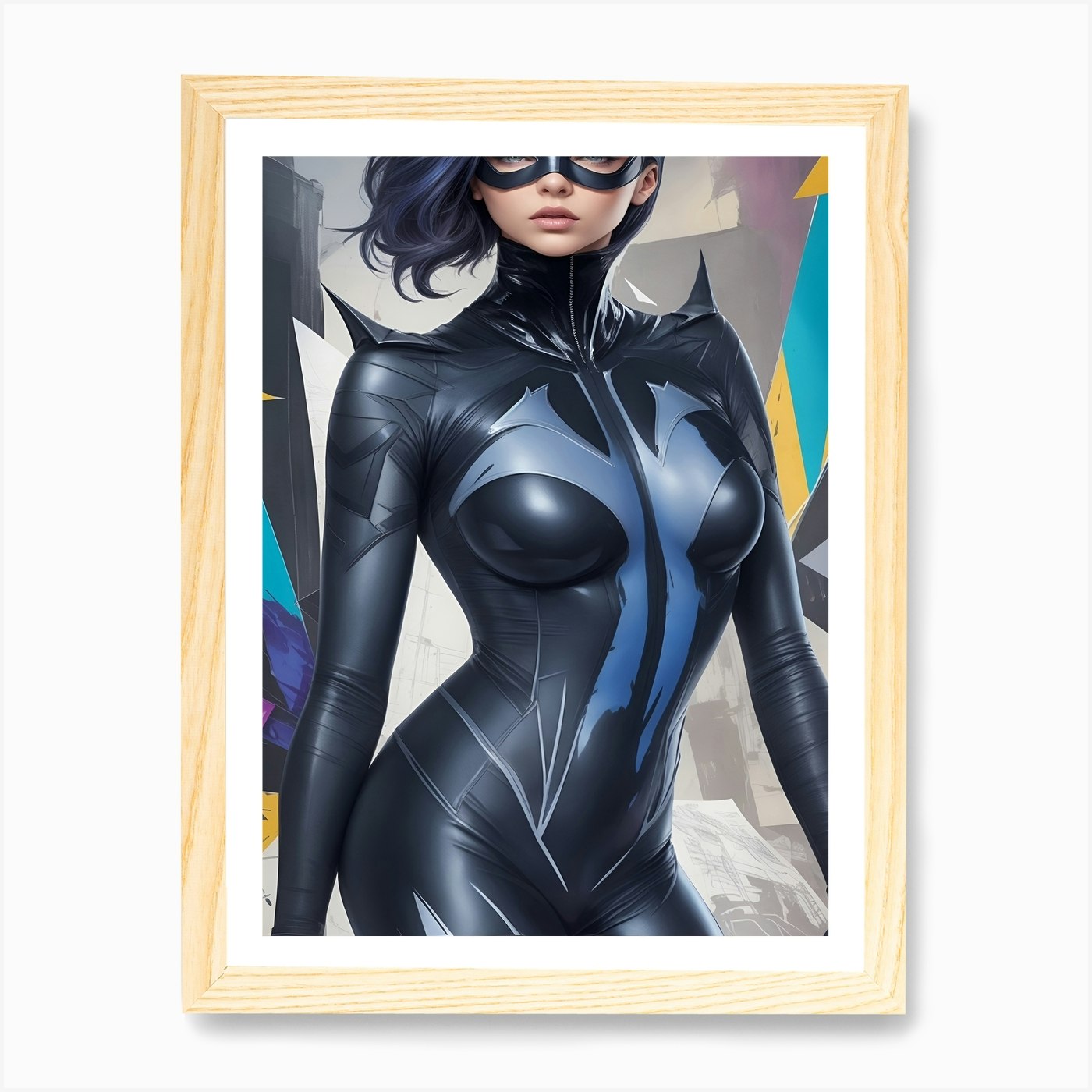 Catwoman (Fashion Expose) 1 Art Pri Framed Wall Art Poster Canvas Print Picture - Picture 4 of 4