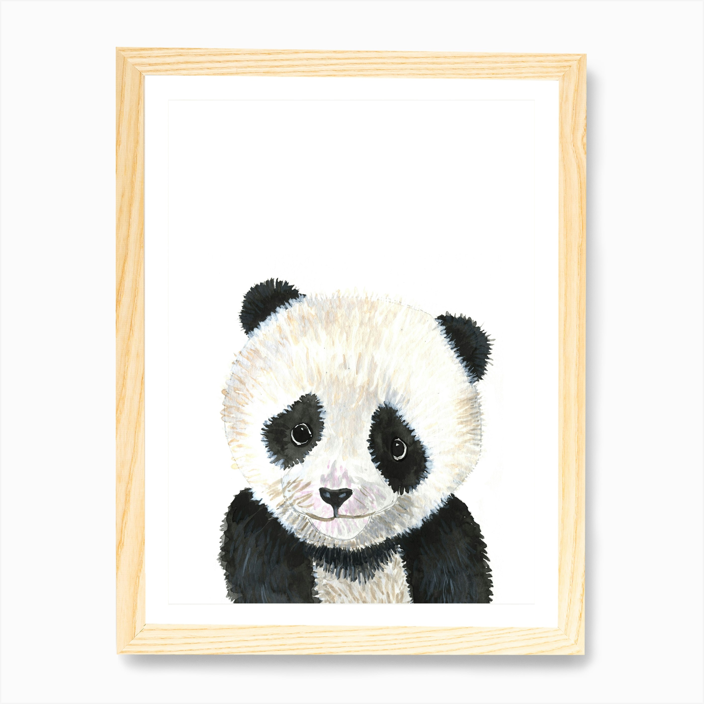 Baby Panda Art Print By Mercedes Lopez Charro Fy Baby Panda Art Print By Mercedes Lopez Charro Fy