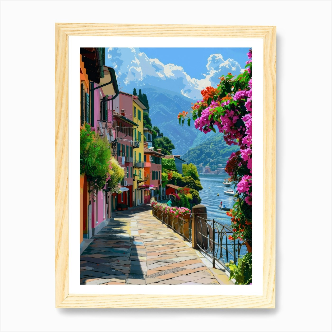 Generate Beautiful Vibrant And Mode Gerahmtes Wandbild Poster Leinwanddruck Bild - Bild 4 von 4