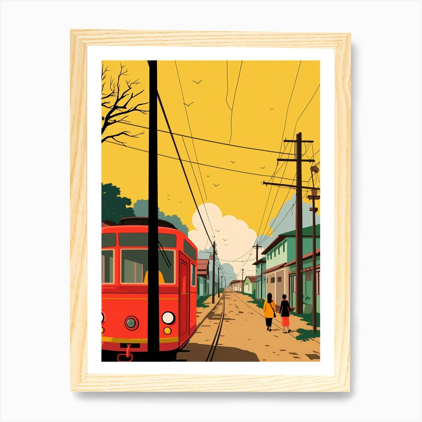 Bangladesh 1 Travel Illustration Ar Framed Wall Art Poster Canvas Print Picture - Picture 4 of 4