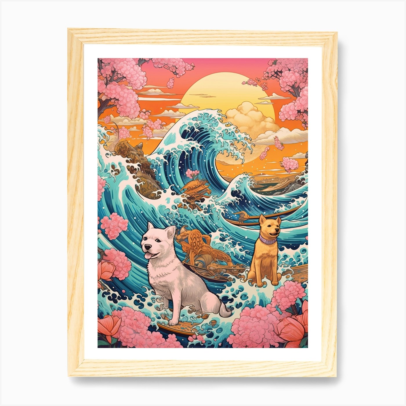 Rubber Ducky Art PRINT – KiniArt™ by Contemporary PUP Artist, Kim