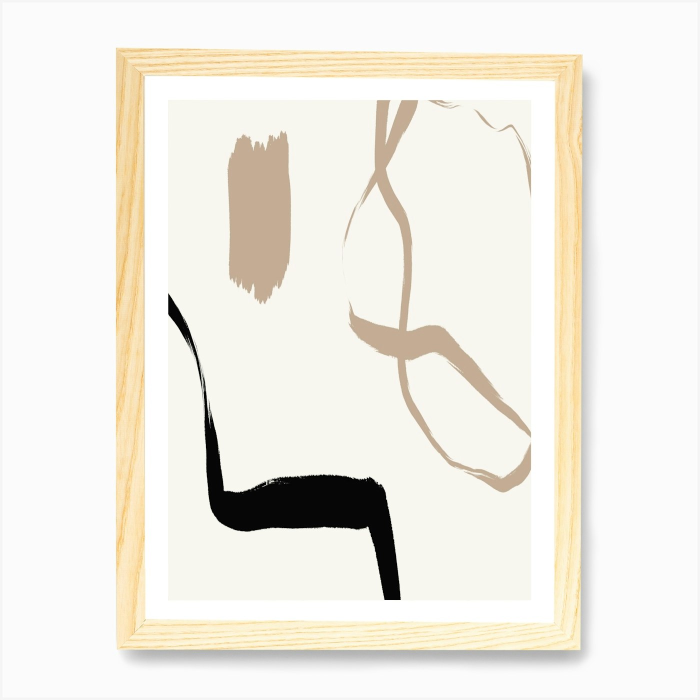 Abstraktes Gemälde 16 Kunstdruck gerahmt Wandbild Poster Leinwanddruck Bild - Bild 4 von 4
