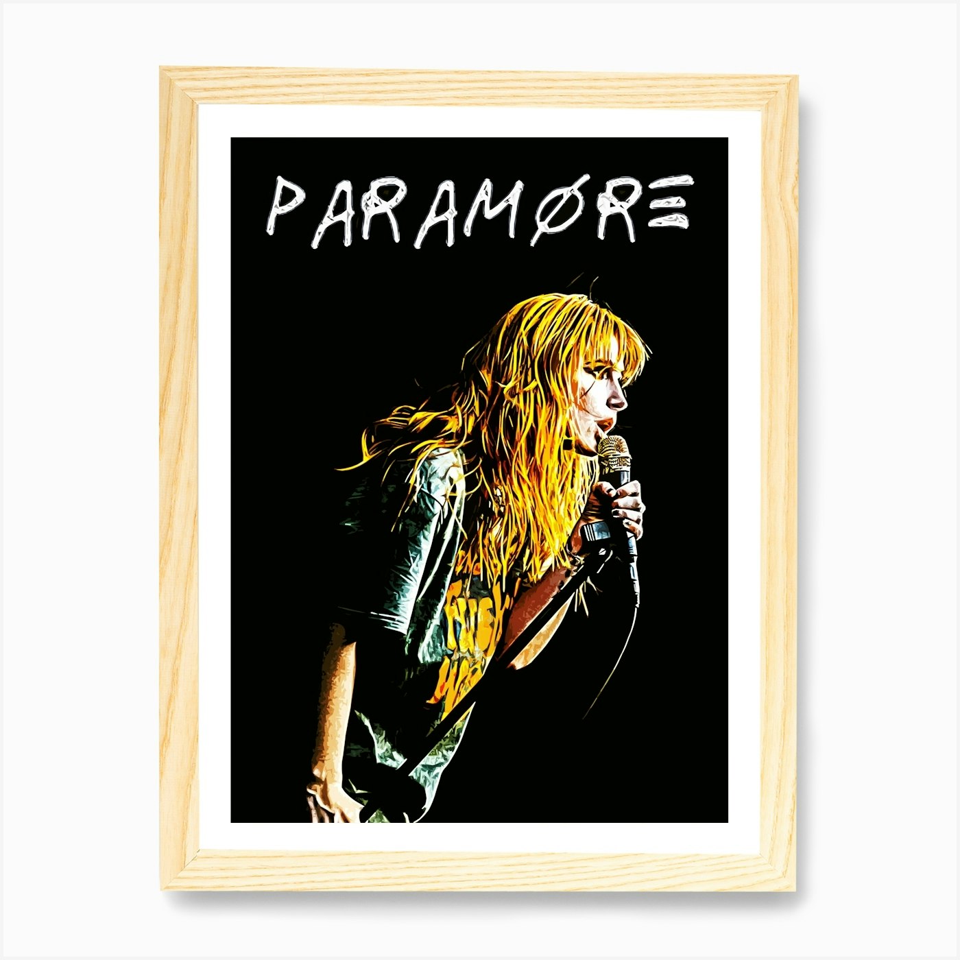 PARAMORE Discography Aesthetic Colour Pallette Album Music Poster Prints