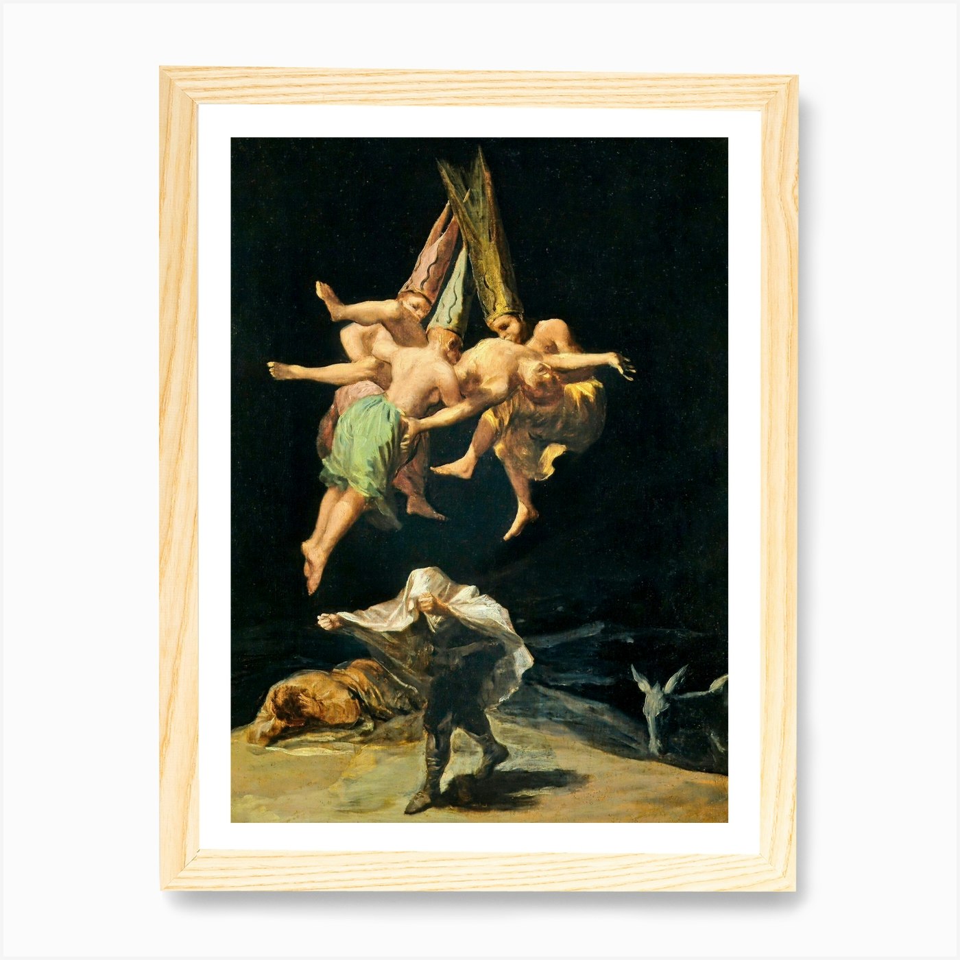 DIY Oil Painting Kit,The Swing Painting by Francisco Goya Arts Craft for  Home Wall Decor