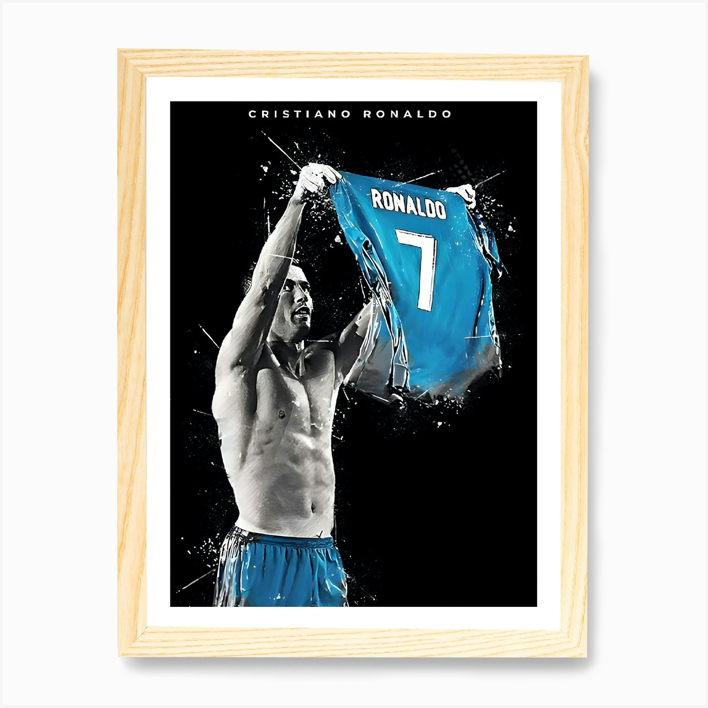 Lionel Messi Cristiano Ronaldo posters & prints by KunStudio