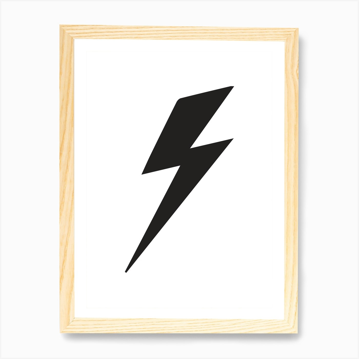 Lightning bolt Wall Art Print | Free Shipping | Fy