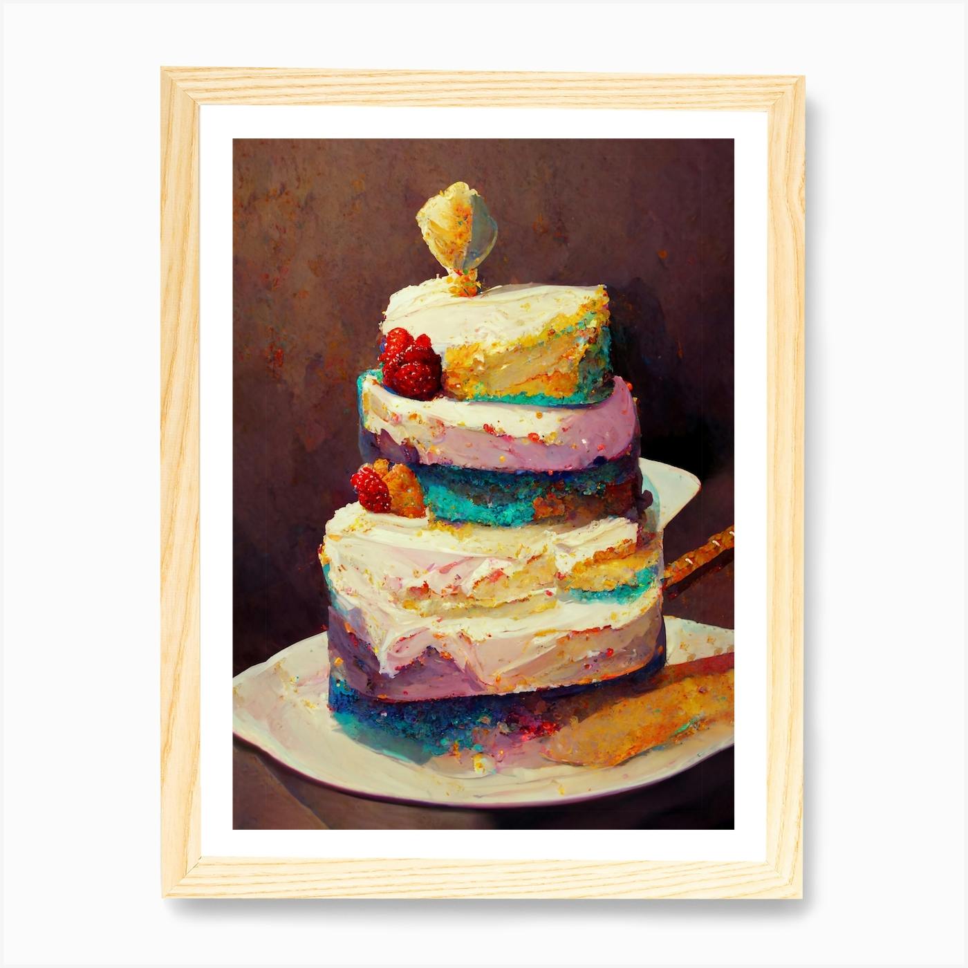 Purple Art Cake - Amazing Cake Ideas