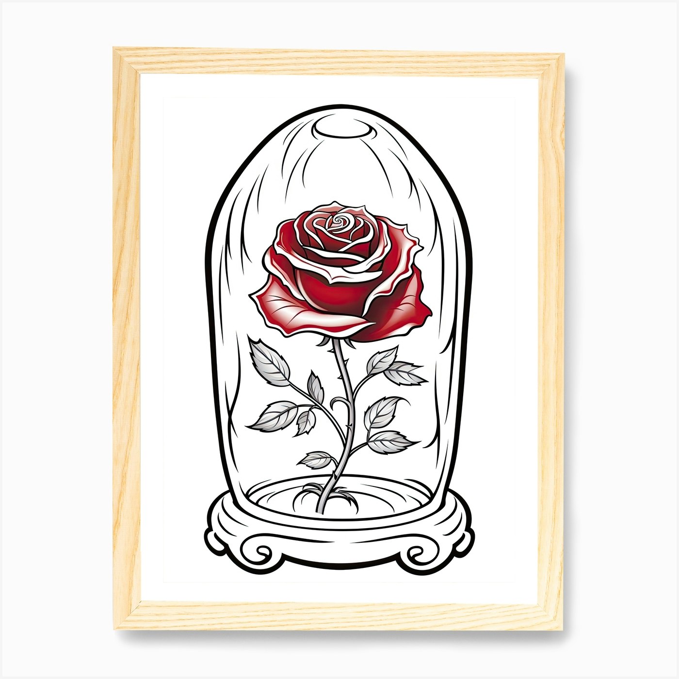 rose, an art print by elsbttf - INPRNT
