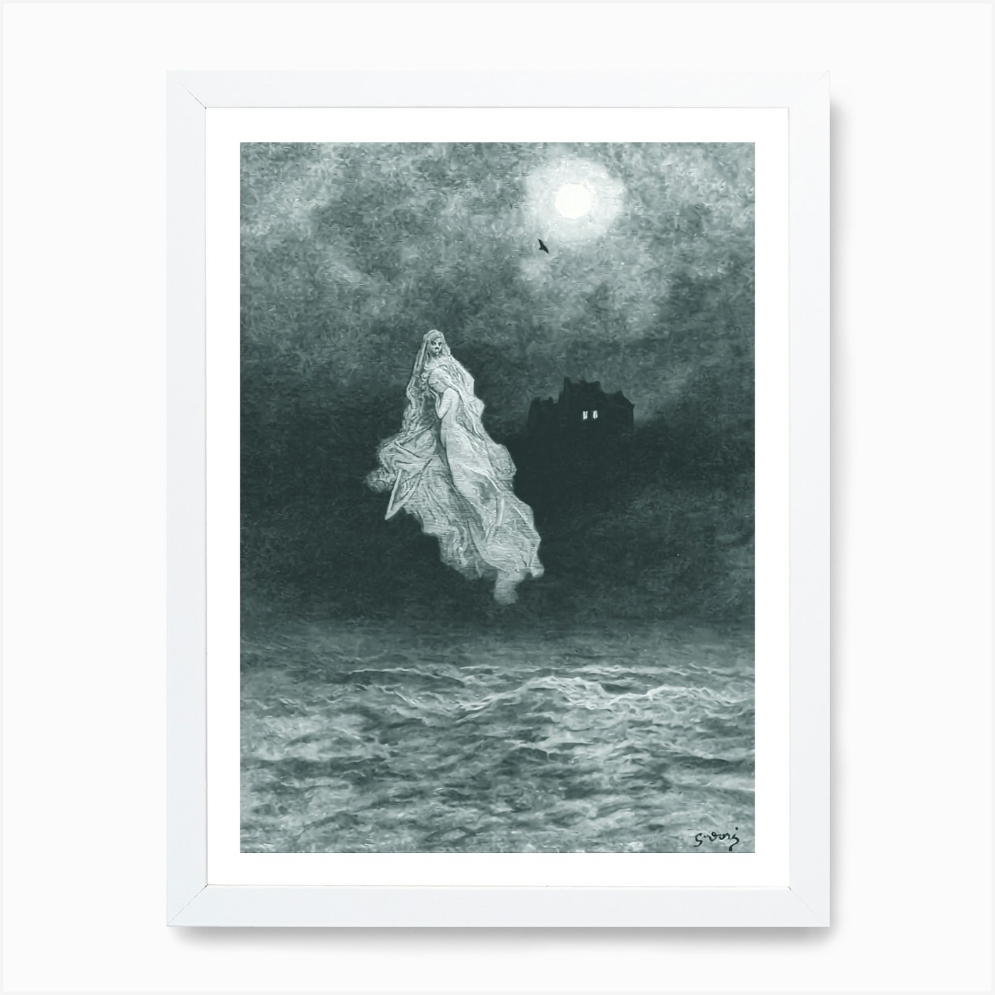 Satan, The Fallen Angel: Gustave Dore: Archival Quality Print