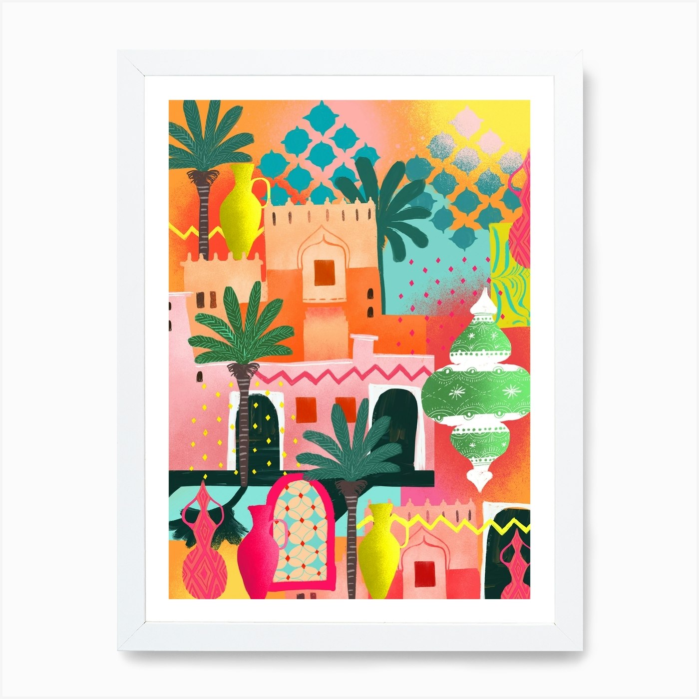 Morocco Afternoon Art Print by Mira Paradies Fy
