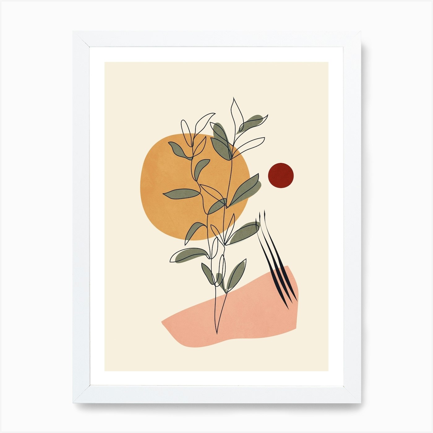 Nature Geometry V Art Print