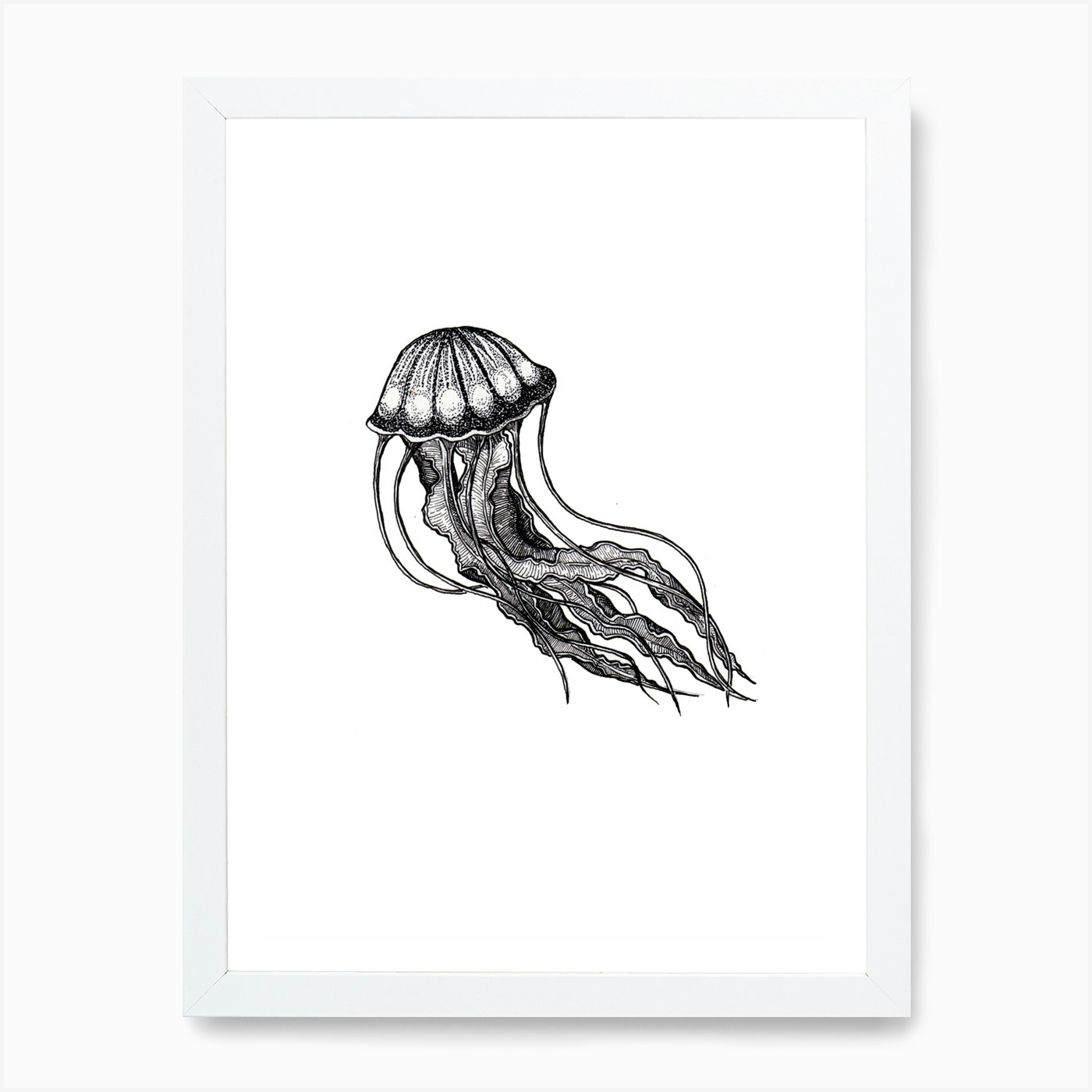 Little Jellyfish Art Print By Rosemary Grace Art Fy