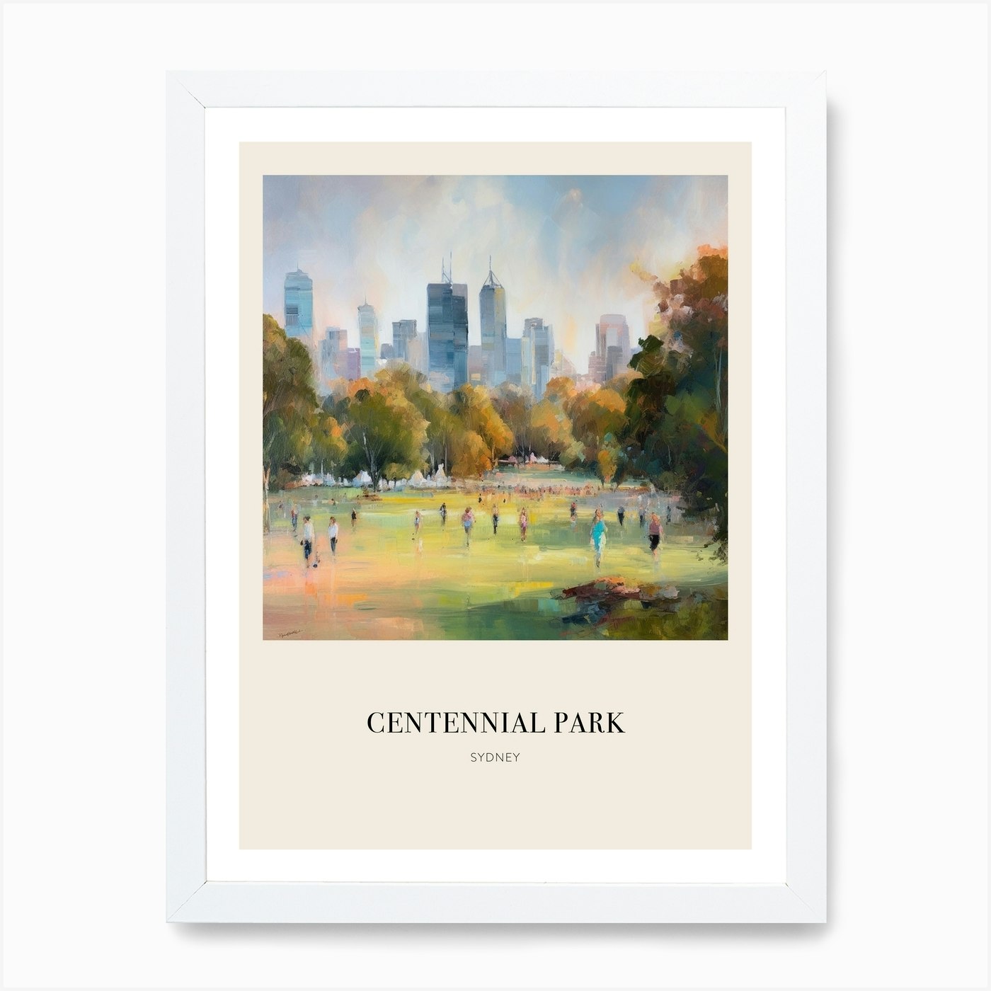 Centennial Park Sydney Australia 2 Framed Wall Art Poster Canvas Print Picture - Picture 3 of 4