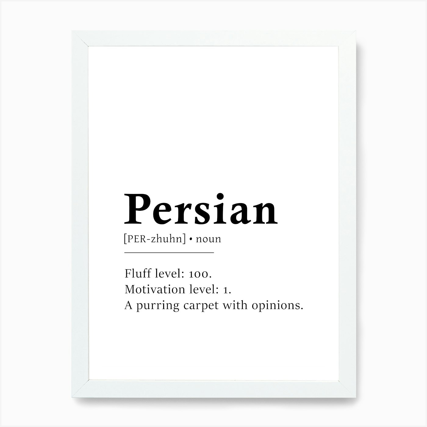 Persian Definition Poster - Diction Framed Wall Art Poster Canvas Print Picture - Picture 3 of 4