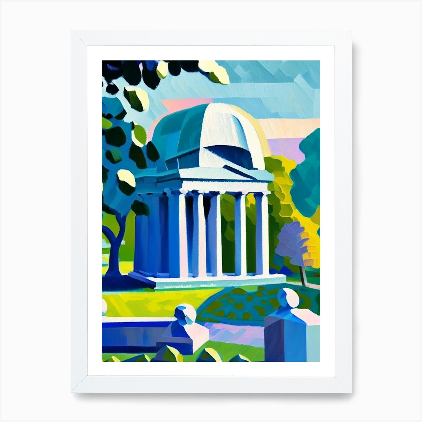 Vigeland Sculpture Park, Norway Abs Framed Wall Art Poster Canvas Print Picture - Picture 3 of 4