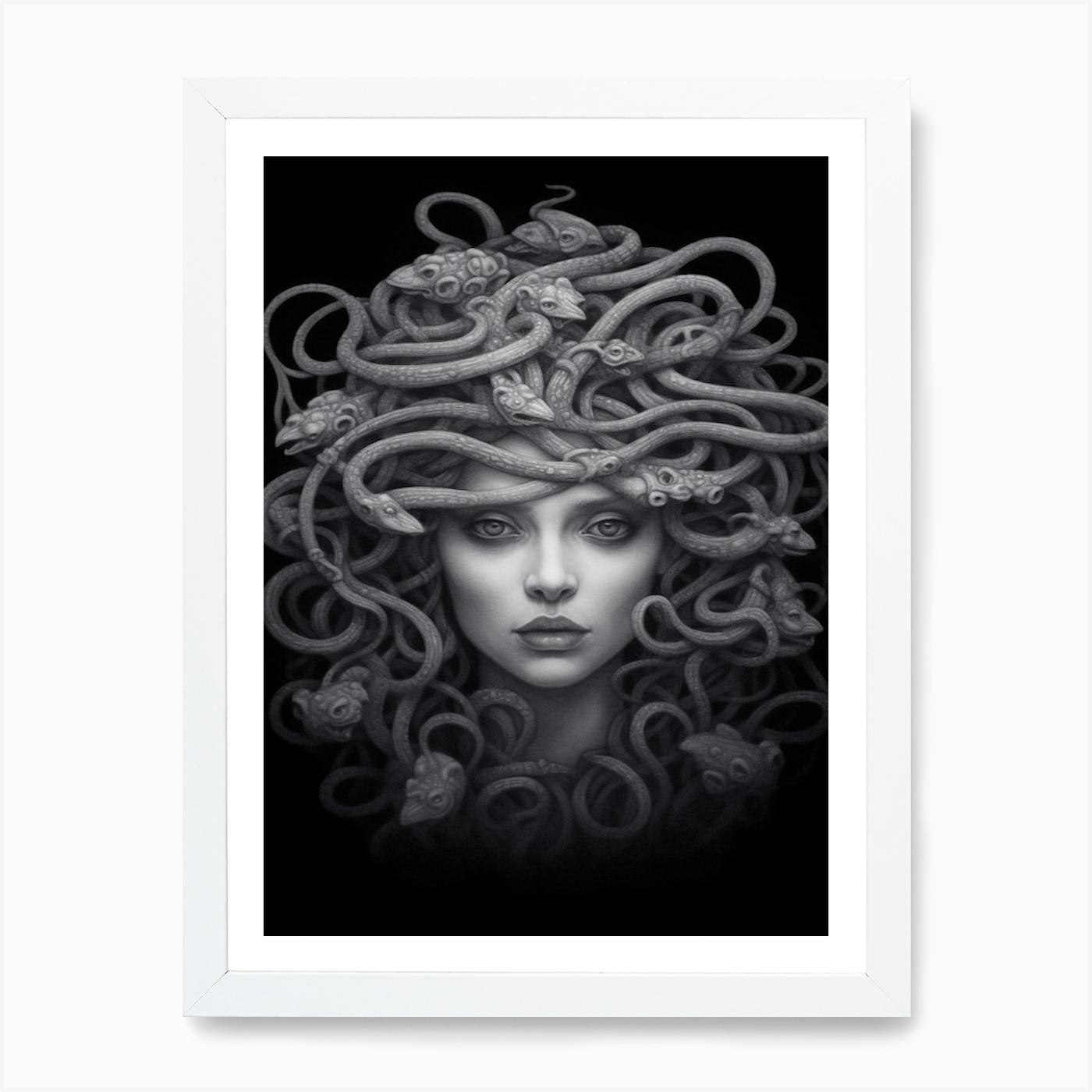Medusa. Denis Nunez Drawing by Hanoi Martinez | Saatchi Art