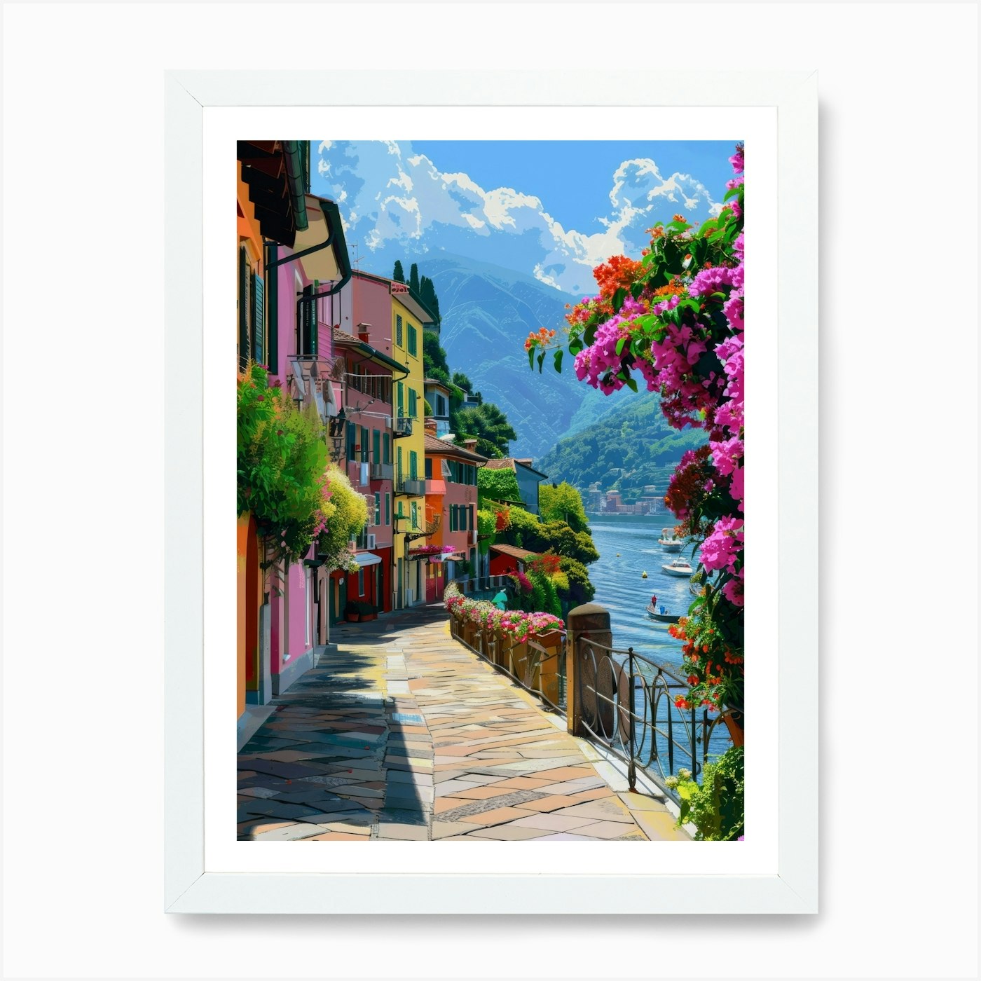 Generate Beautiful Vibrant And Mode Gerahmtes Wandbild Poster Leinwanddruck Bild - Bild 3 von 4