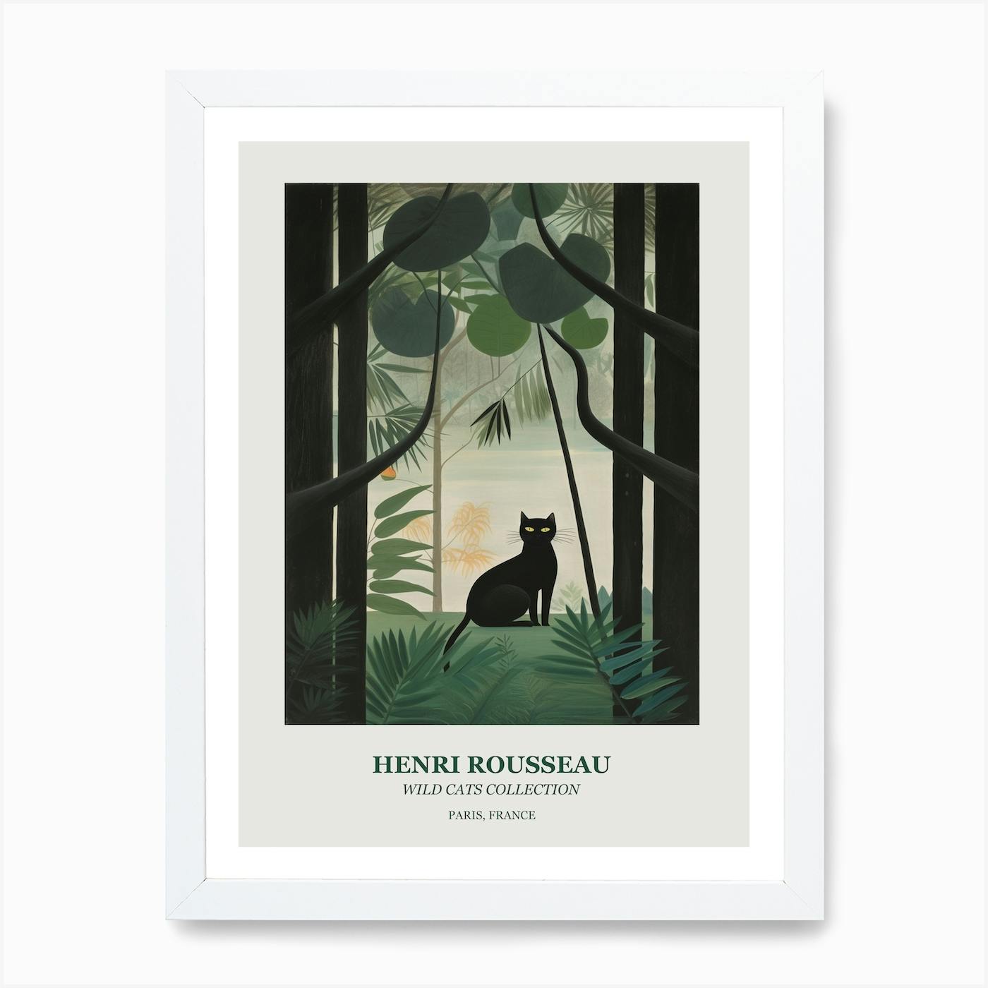 Henri Rousseau  The Equatorial Jungle Art Board Print for Sale by AIM   Redbubble