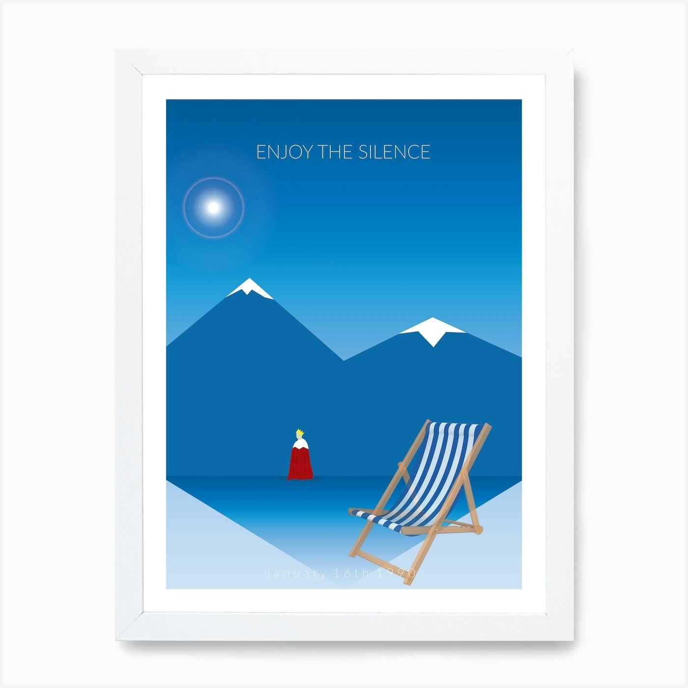 Afsnit Du bliver bedre Selv tak Enjoy The Silence, Depeche Mode Art Print by Poptart Posters - Fy