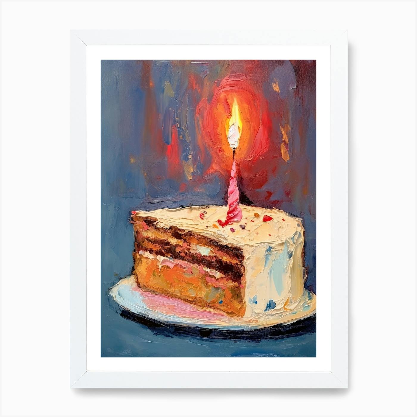 Birthday Cake Printable Art
