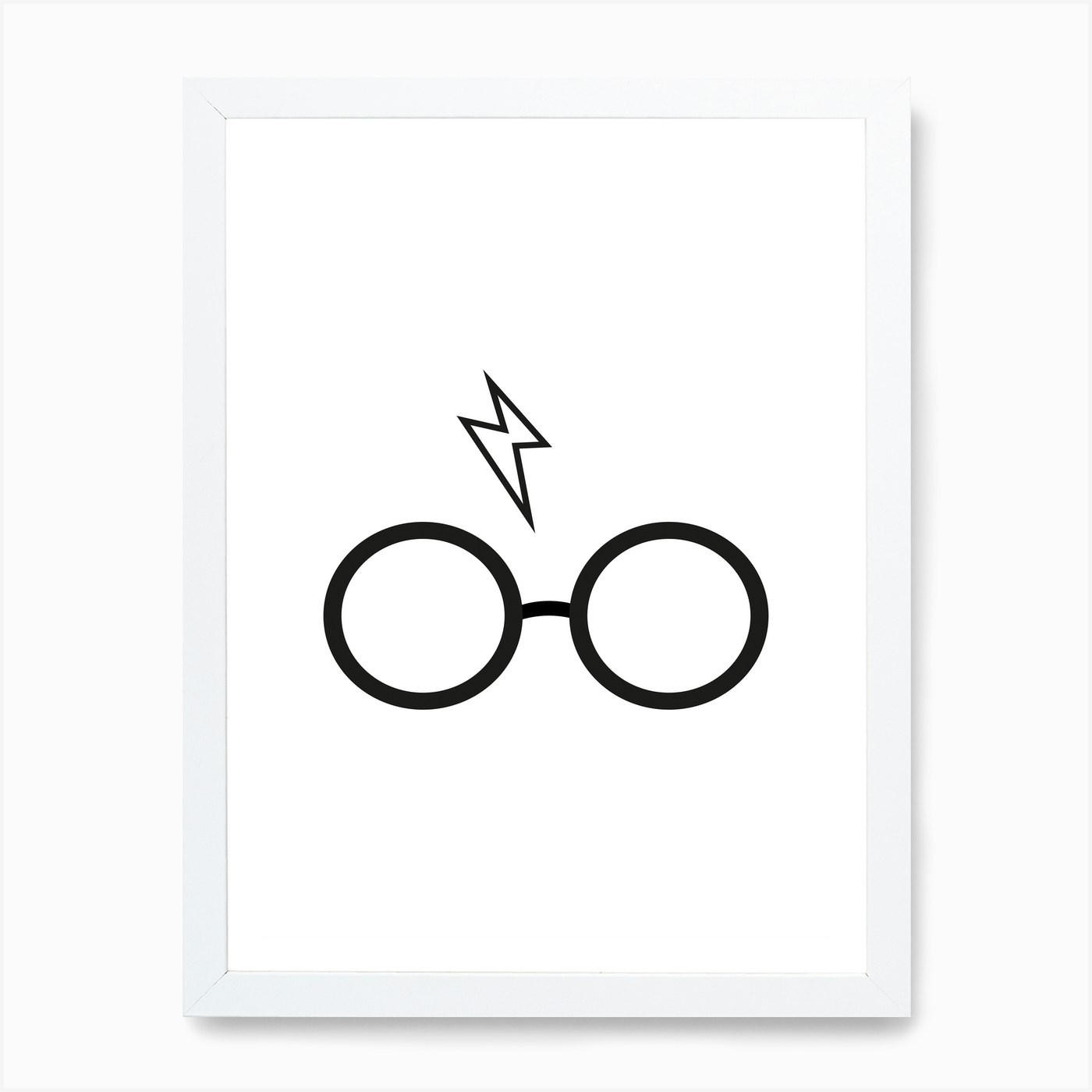 Harry Potter Glasses Art Print Free Shipping Fy Harry Potter Glasses Art Print Free Shipping Fy