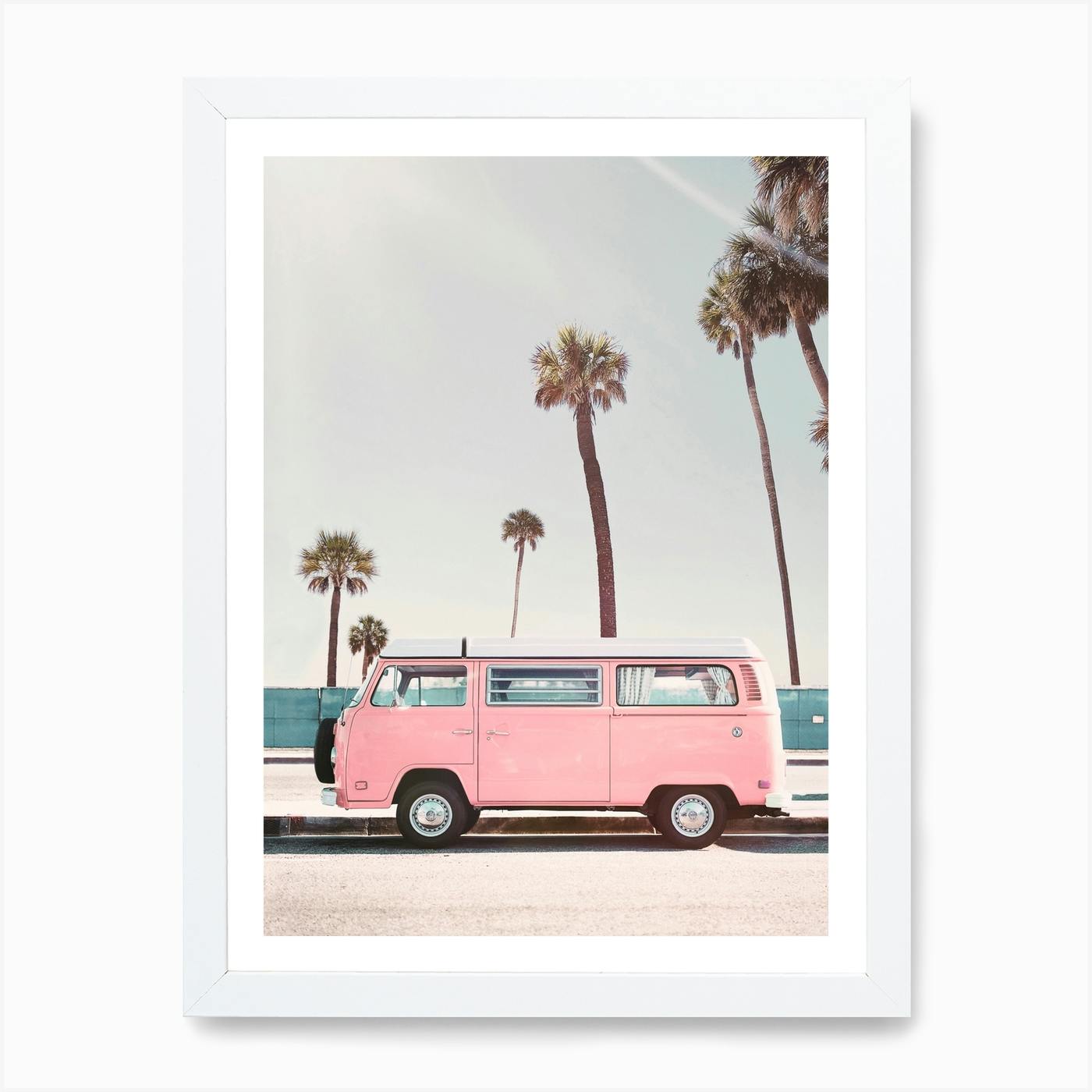 light pink van