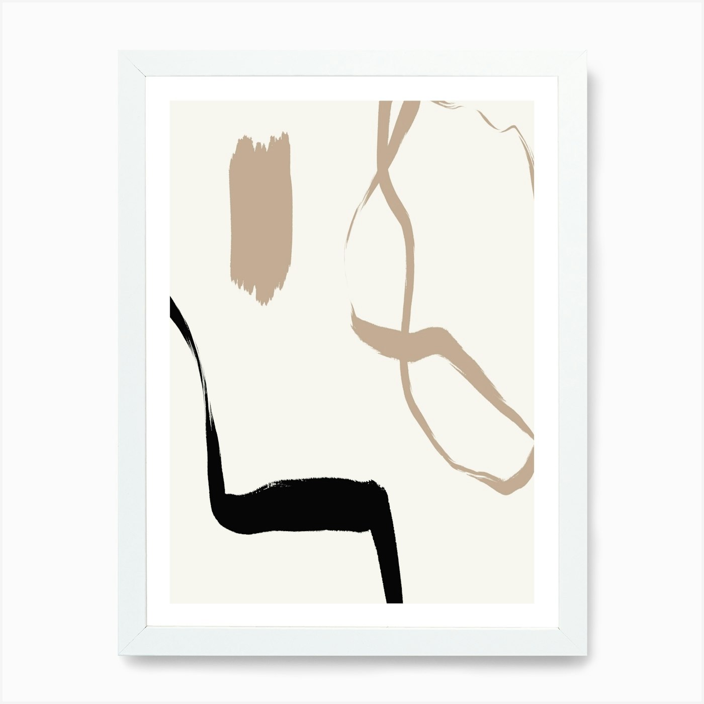 Abstraktes Gemälde 16 Kunstdruck gerahmt Wandbild Poster Leinwanddruck Bild - Bild 3 von 4