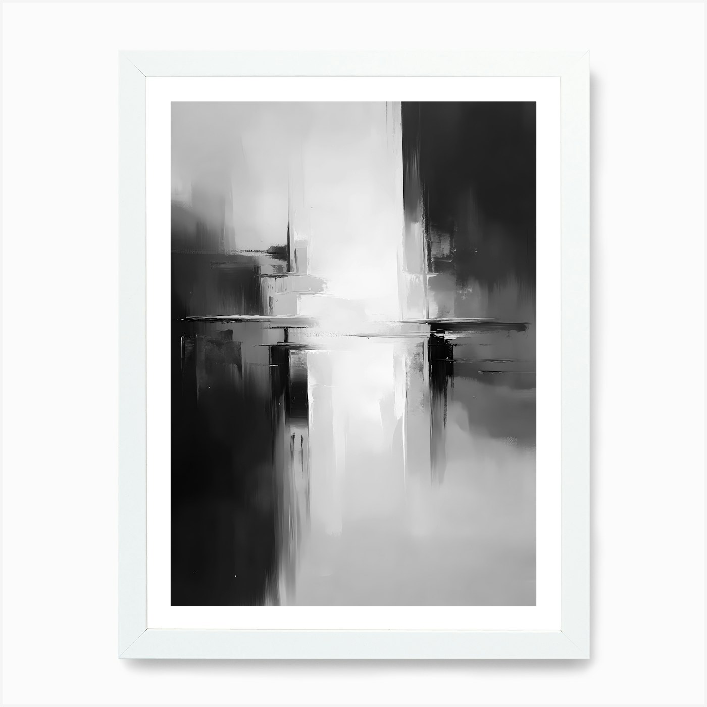Abstract Painting 75 Art Print Framed Wall Art Poster Canvas Print Picture - Picture 3 of 4