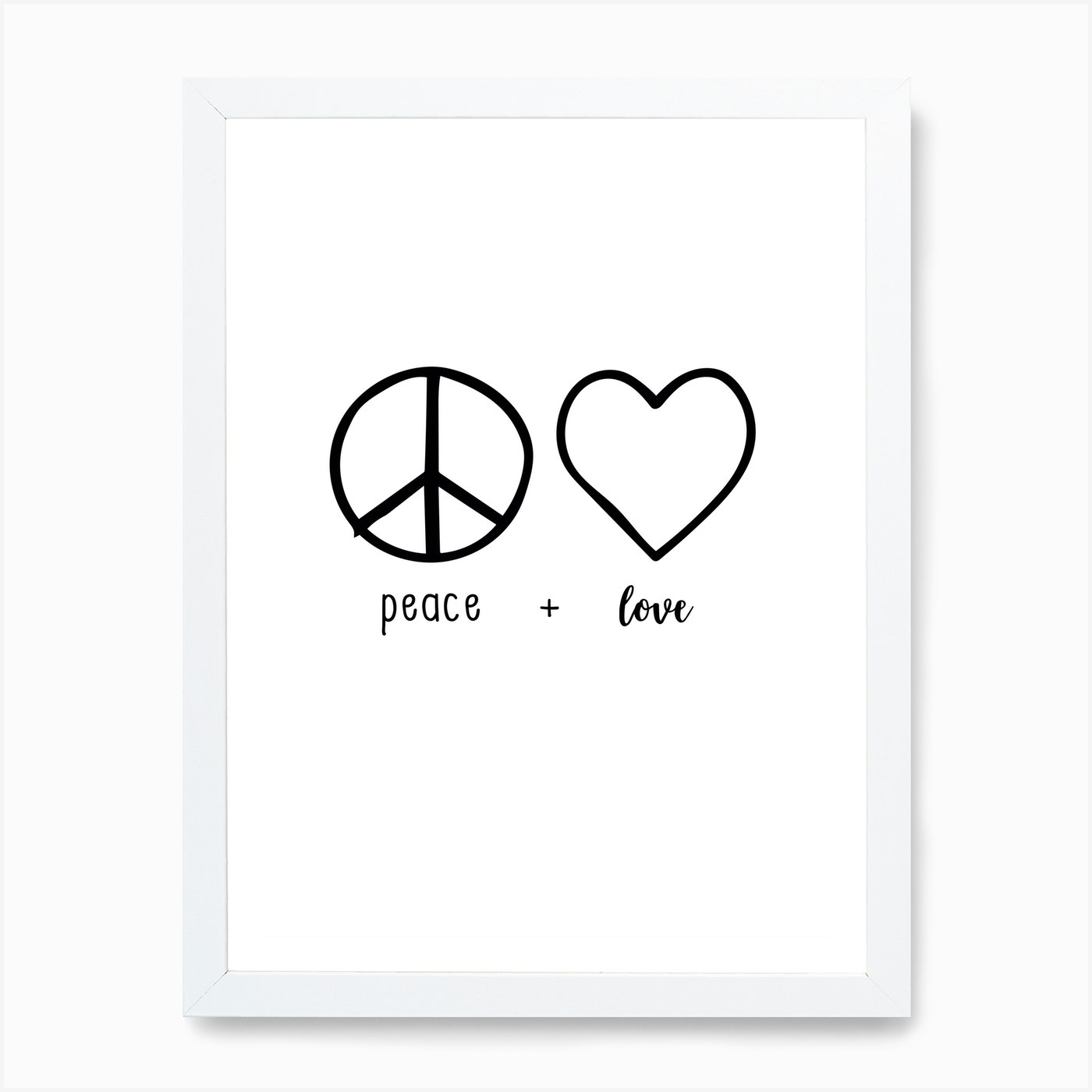 Peace And Love Art Print By The Little Jones Fy