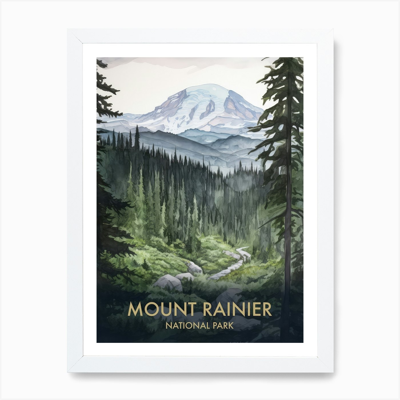 Mt. Rainier National Park, fine art print