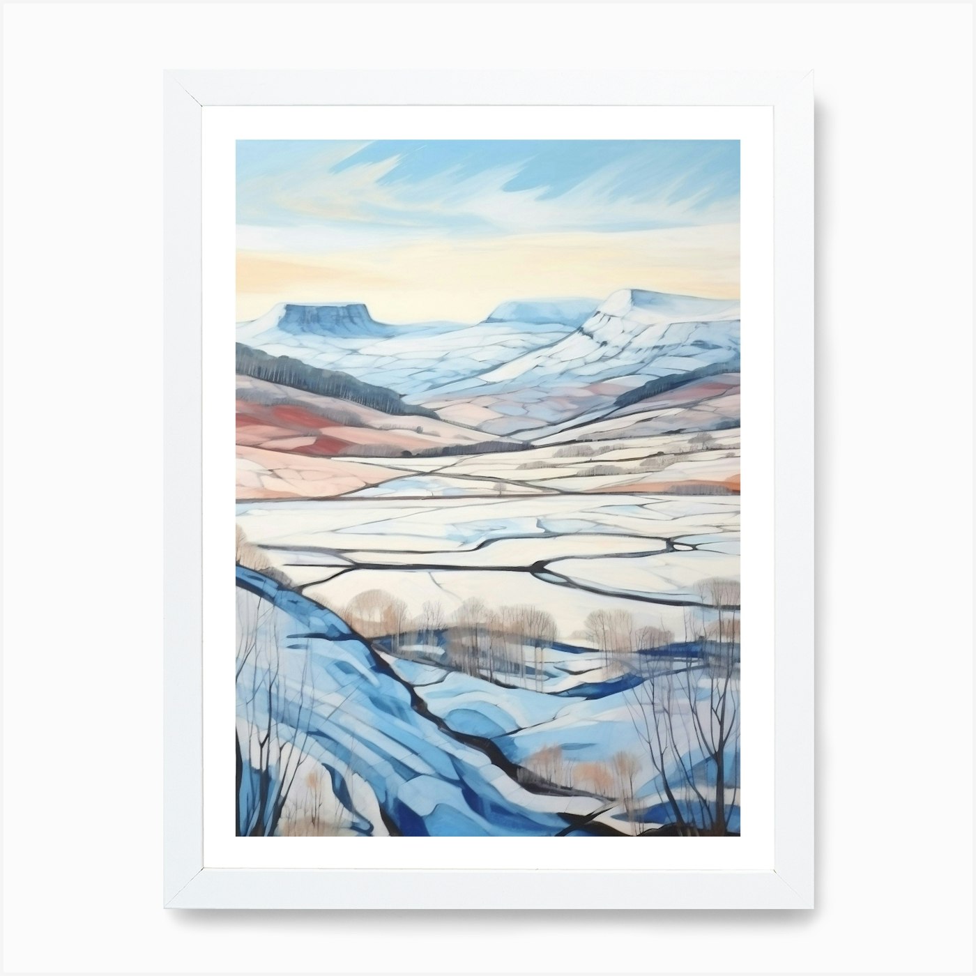 Brecon Beacons National Park Wales Framed Wall Art Poster Canvas Print Picture - Picture 3 of 4