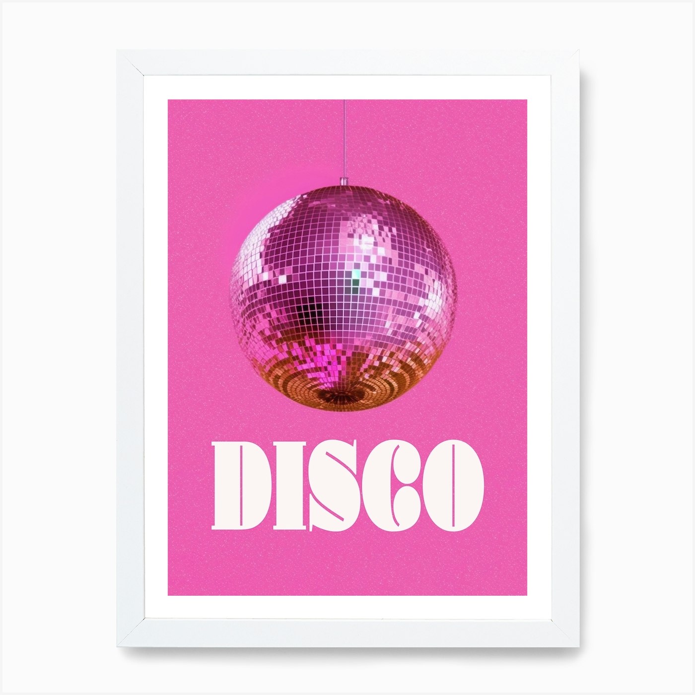 Pink Disco Ball | Poster