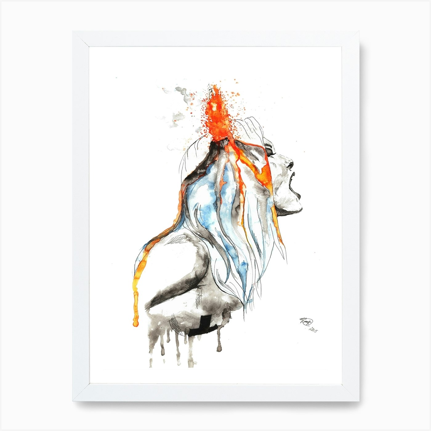 Volcano 2 Print Free Shipping Fy