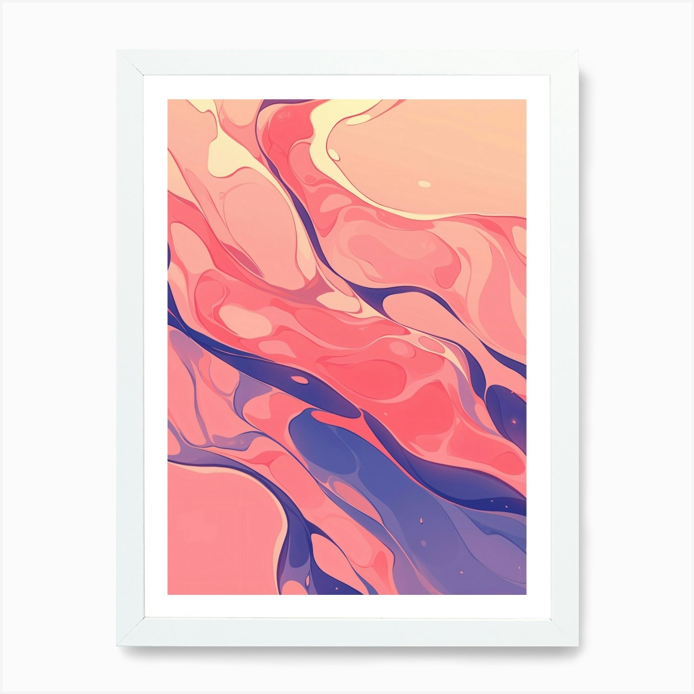 Fondo abstracto 44 impresión artística enmarcada arte de pared póster lienzo impresión cuadro - Imagen 3 de 4