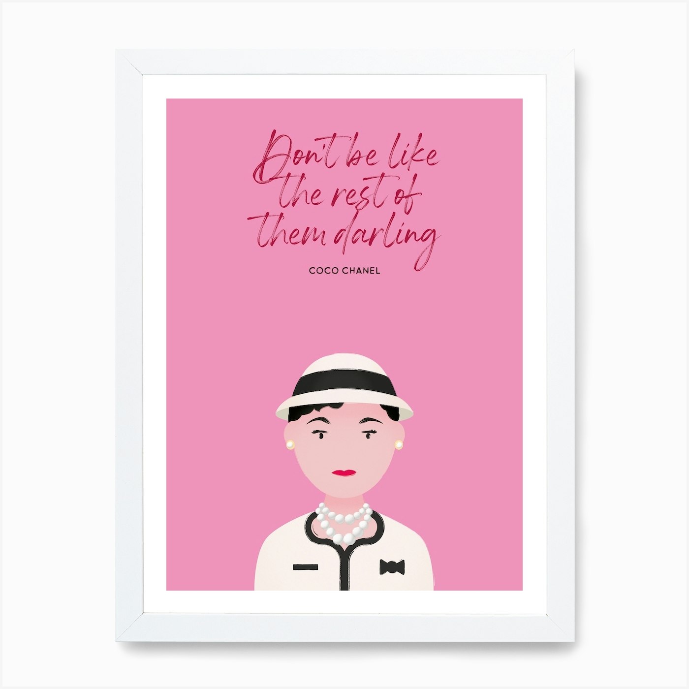 Inspirational people print – Coco Chanel Art Print by Mac&Pen - Fy