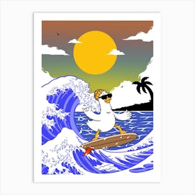 Kanagawa Surf Art Print