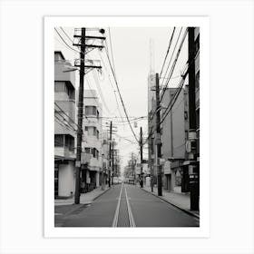 Sapporo, Japan, Black And White Old Photo 3 Art Print