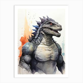 Godzilla 2 Art Print