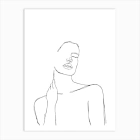 Portrait Of A Woman Art Print