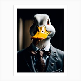 The Dapper Duck Art Print