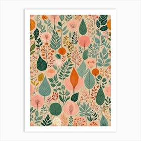 Floral Melody 1 Art Print