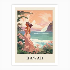 Vintage Travel Poster Hawaii 2 Art Print