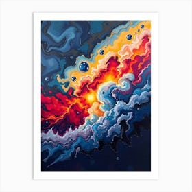 'Cosmic Explosion' Poster