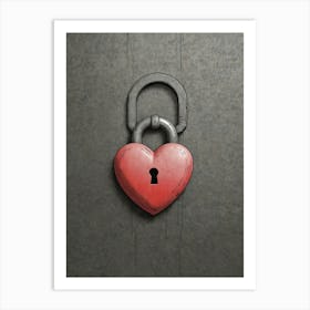 Heart Lock Art Print