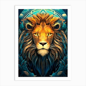 Lion Art Art Print