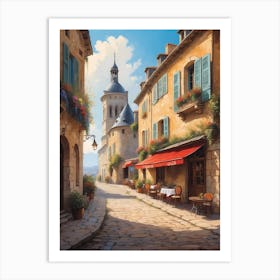 Street In France 1 Art Print