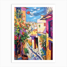 Izmir Turkey 3 Fauvist Painting Art Print