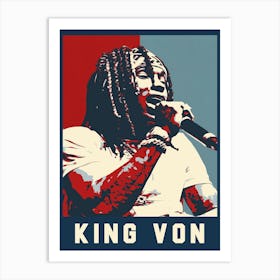 King Von Art Print