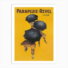  Parapluie Revel Lyon Umbrellas Vintage Poster Art Print